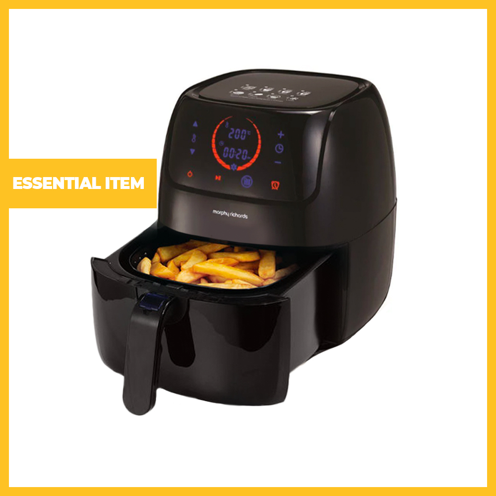 1400W 3L Black Air Fryer
