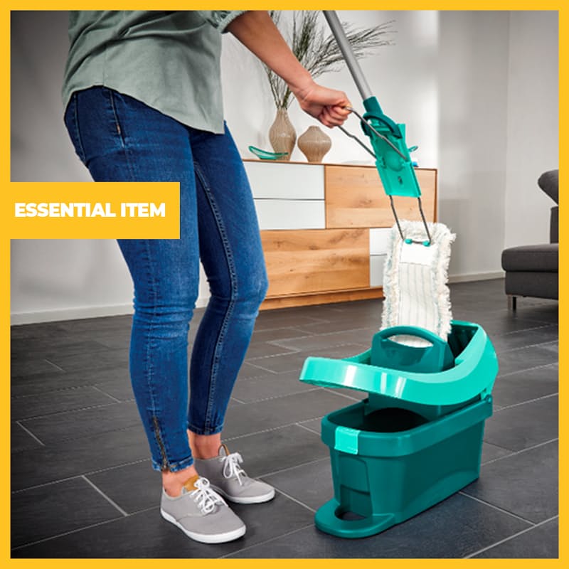 Profi XL Floor Sweeper + Compact Mop Press Bucket