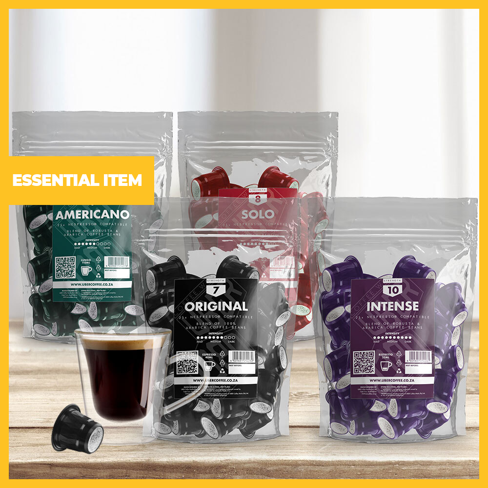 100 Nespresso Compatible Capsule Bundle (Includes Original, Americano, Intense & Solo)