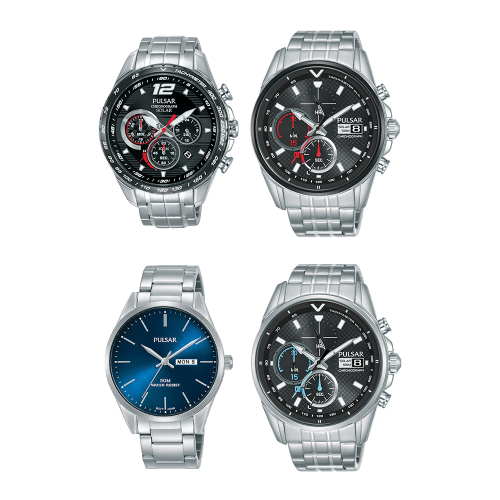 Men's Stainless Steel Strap Watch (Multiple Options Available)