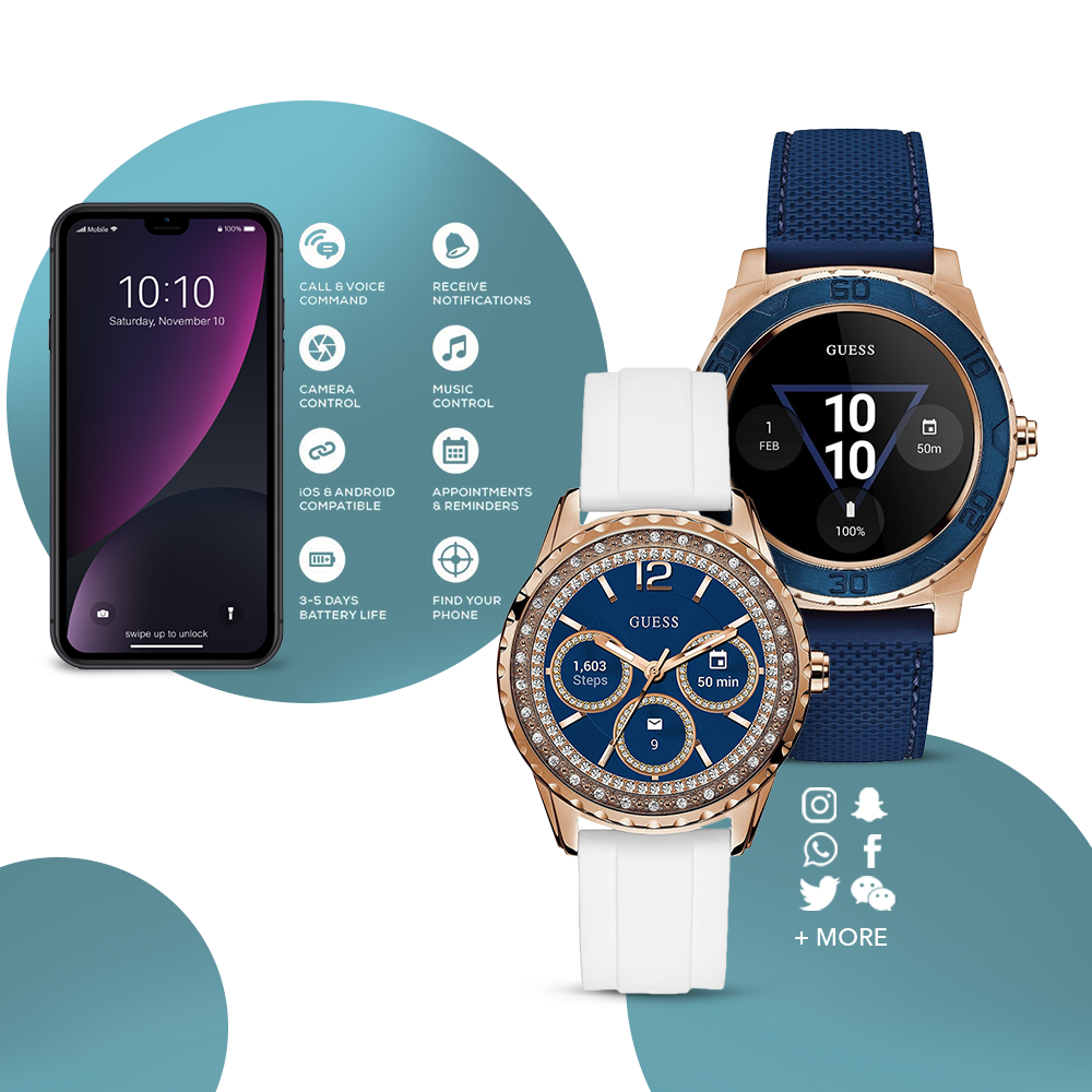 Unisex Connect Digital Smartwatch (More Colours Available)