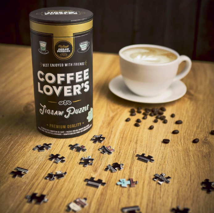 500 Piece Premium Jigsaw Puzzle in Tube (Coffee or Beer Lovers)