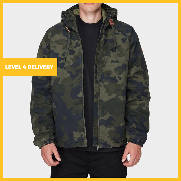 Men's Alder Raglan Bark Camo Jacket