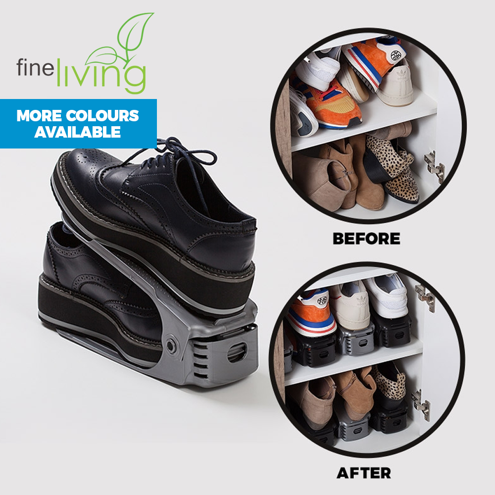 Space Saving Shoe Organisers (Multiple Pack Sizes Available)