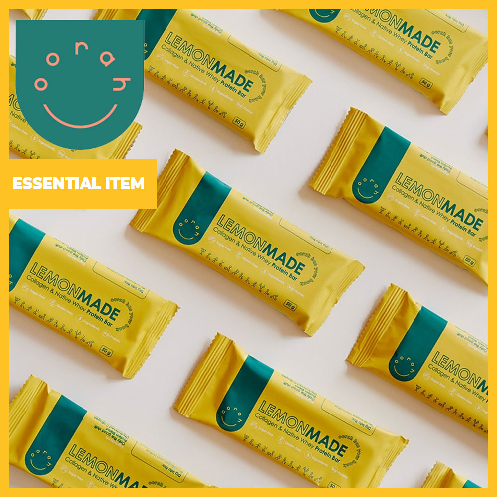 Pack of 12 LemonMade Collagen Protein Bars (50g Each)