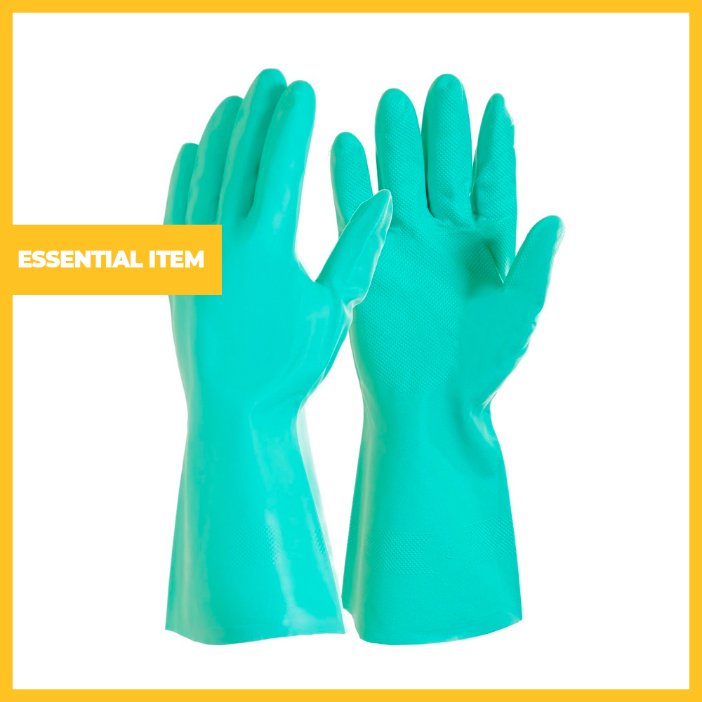 Pack of Nitrile Neoprene Gloves