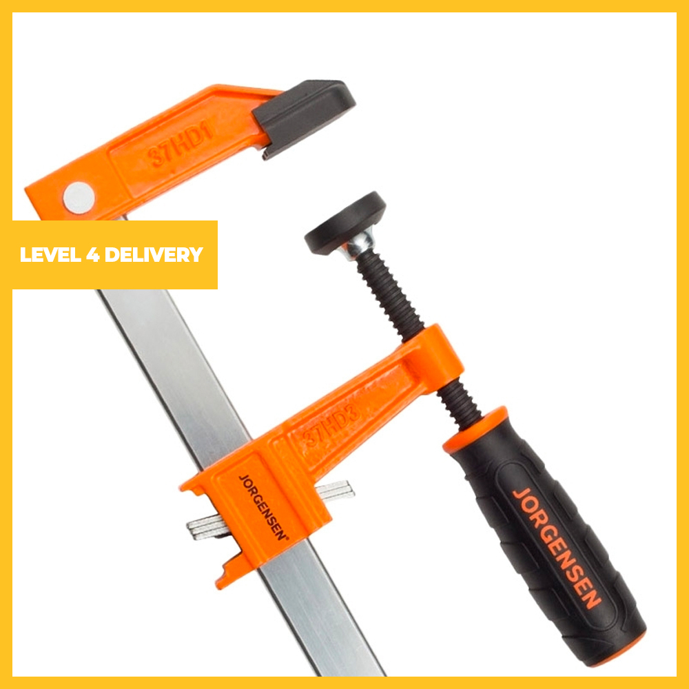 Set of 2 Heavy-Duty Steel Bar Clamps (6 Options Available)