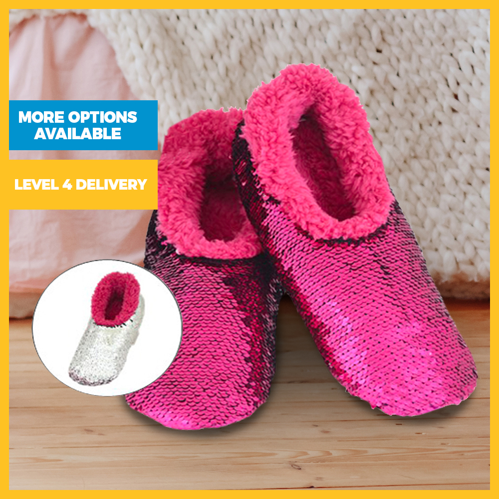 Ladies Mermaid Bling Slippers