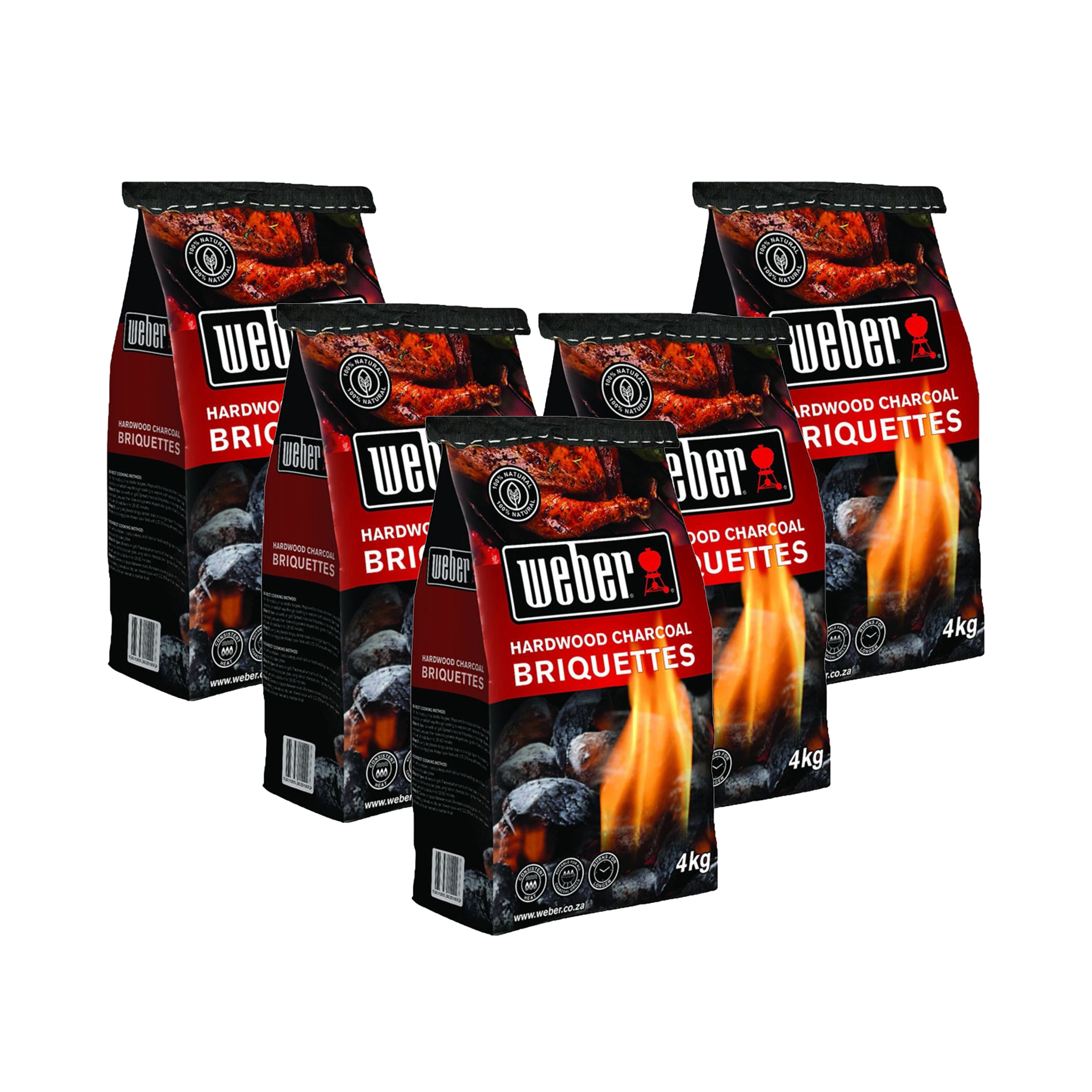 Pack of 5 Briquettes (4kg each)