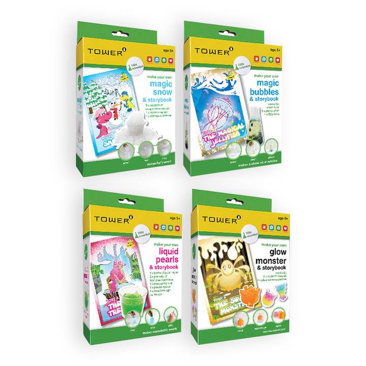 Pack of 4 Little Scientist with Storybooks Bundle