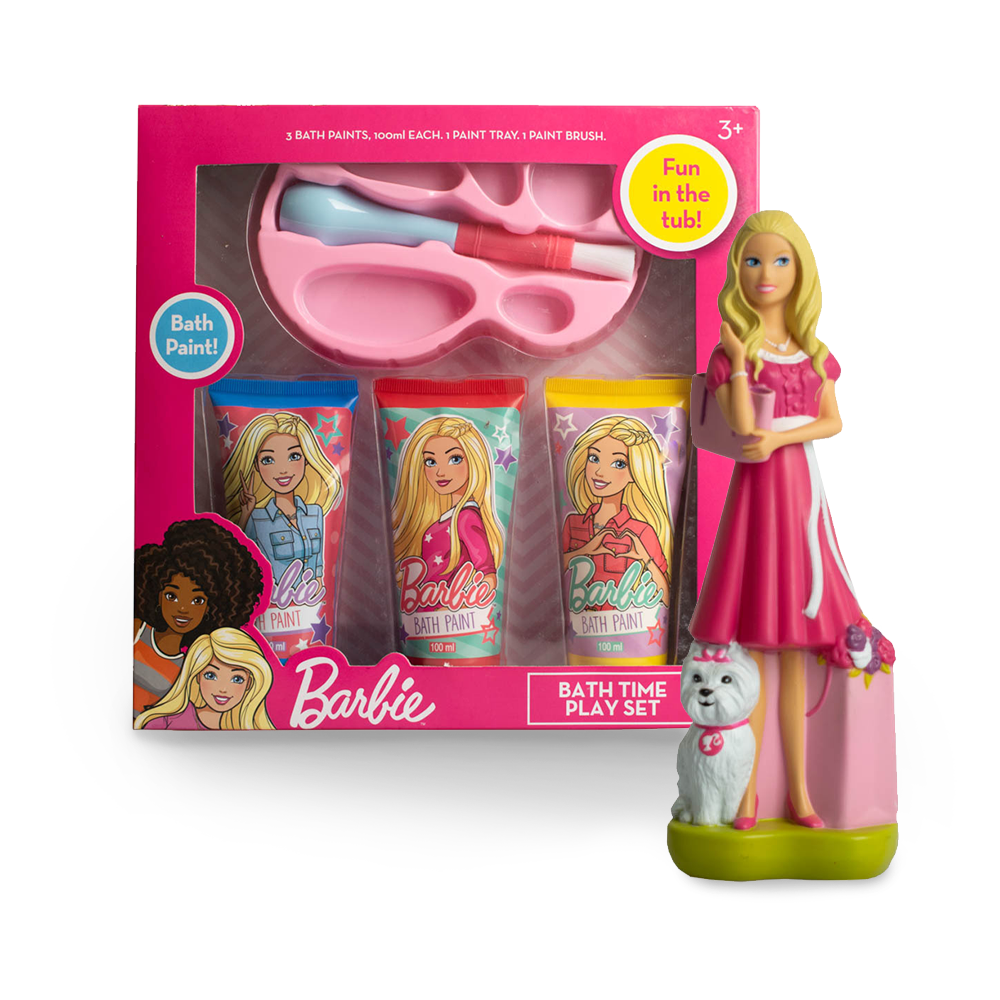 Bath Paint Gift Set with 3D Bubble Bath Figurine