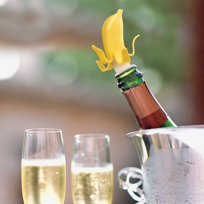 Novelty Top Banana Wine Bottle Stopper