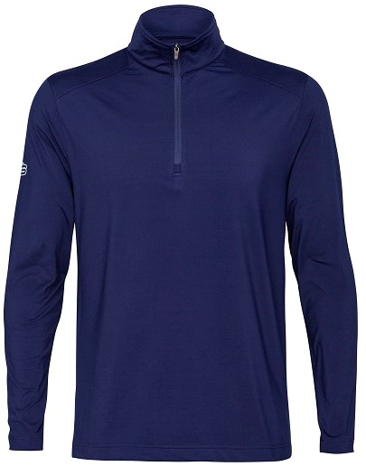 Men's Plain Half Zip Pullover