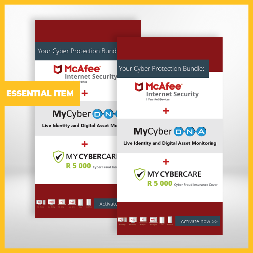 Internet Security 2019 Cyber Protection Bundle (More Options Available) 
