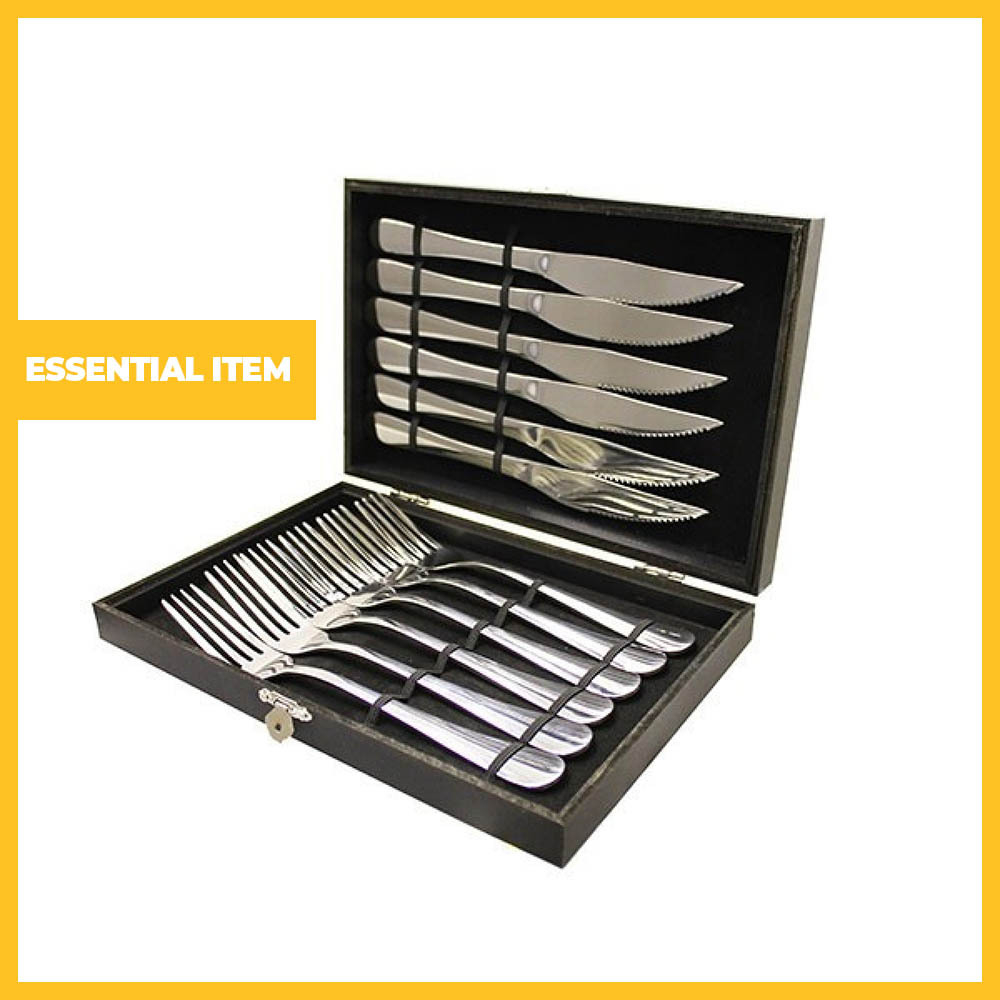 12 Piece Stainless Steel Steak Knife Set