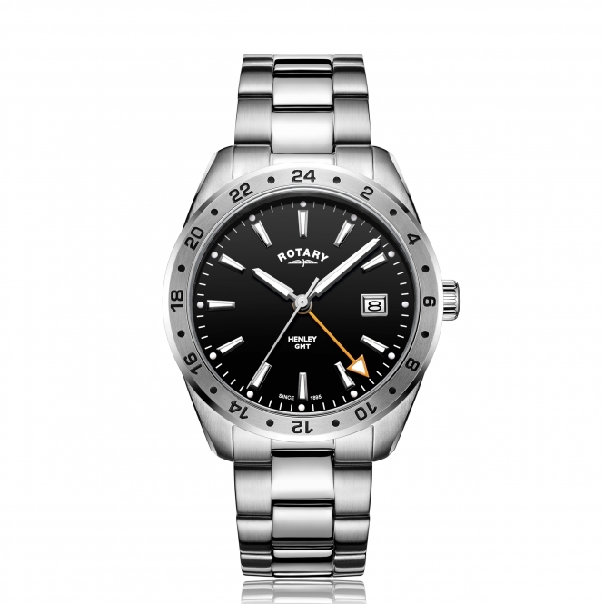 Men's Henley Galvanic Black Dial Bracelet Watch