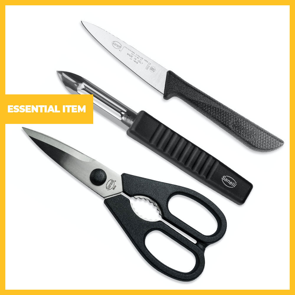 Set of 3 Kitchen Skin Line Tools