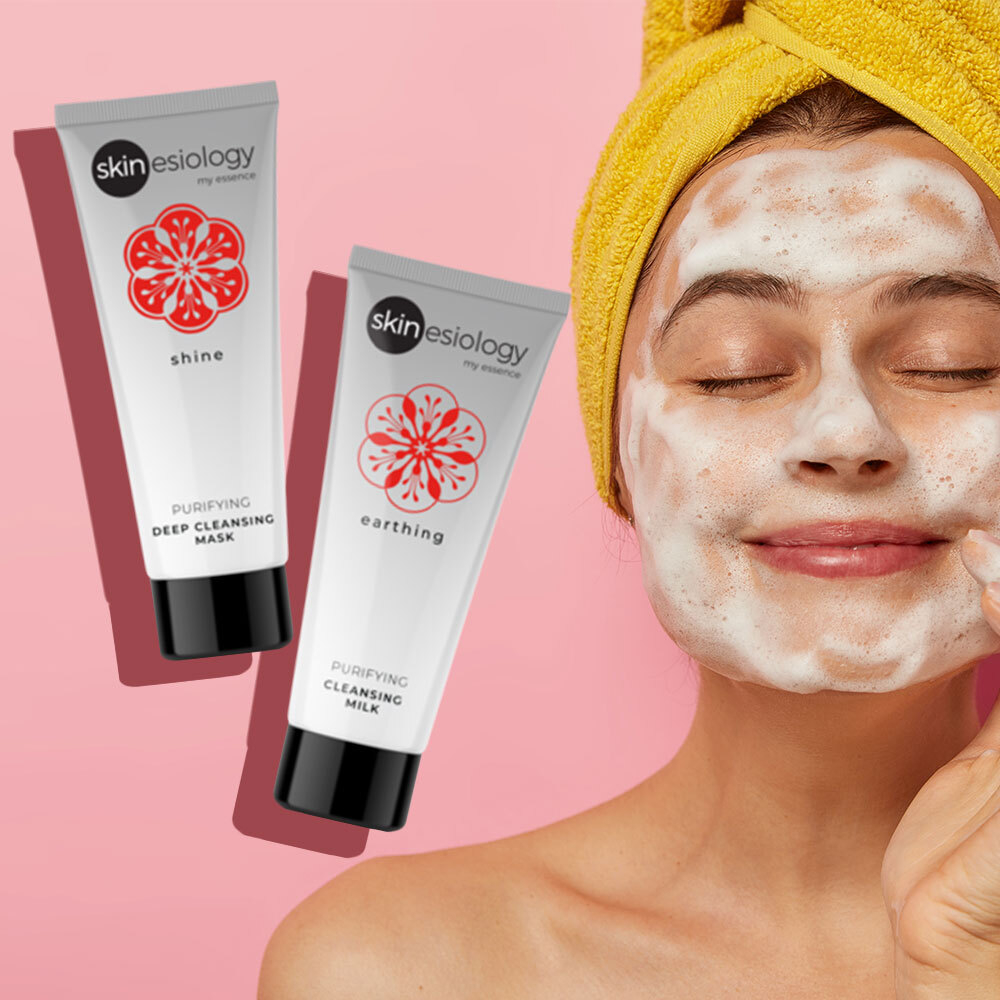 2-Piece Facial Cleansing Bundle (Gentle Cleanser & Purifying Deep Cleansing Mask)