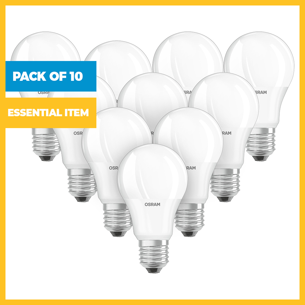 Pack of 10 Classic Warm White or Daylight Light Bulbs (Multiple Options Available)