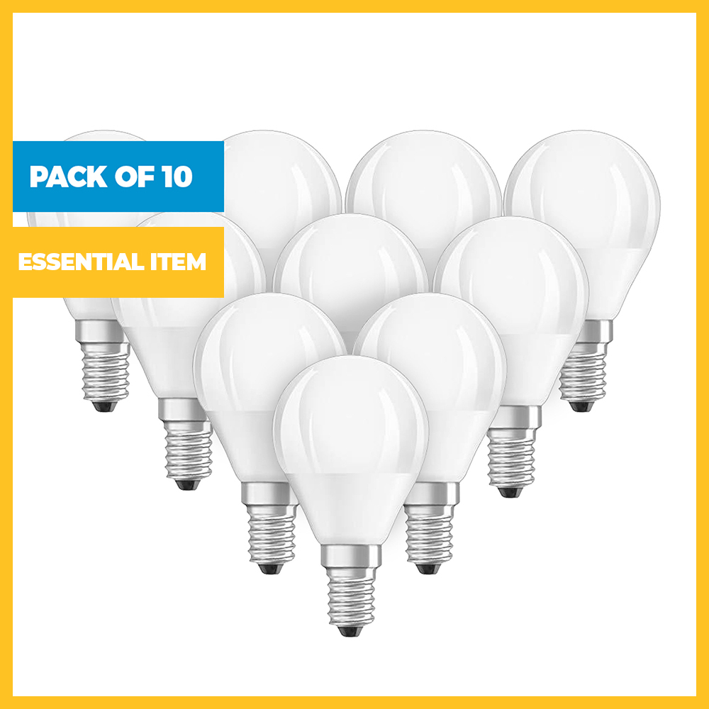 Pack of 10 5.5W Classic-Mini Warm White or Daylight Light Bulbs
