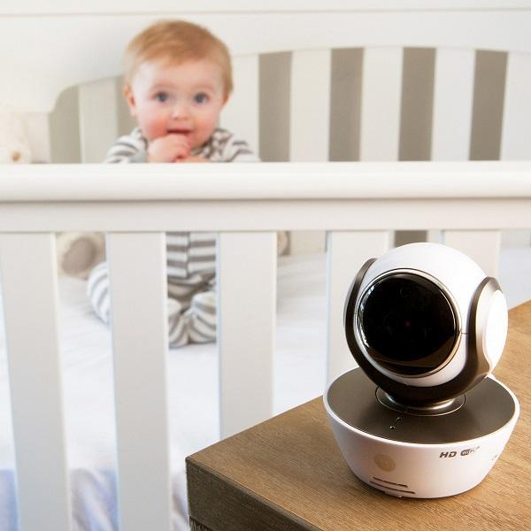 High Definition Wi-Fi® Indoor Video Camera Baby Monitor with Room Temperature Display (Model: MBP85CONNECT)
