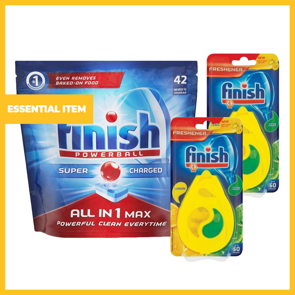 3-Piece Dish Washing Bundle (Includes  of All in One Regular 42s Tablets and 2 x Deodorisers)										