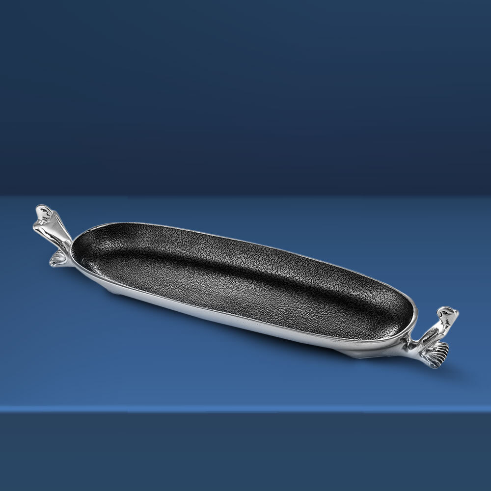 At Ease Canoe Cast Aluminium Serving Dish