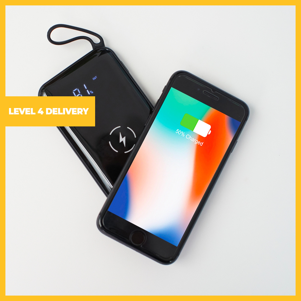 10000mAh Wireless Charging Power Bank with LED Indicator