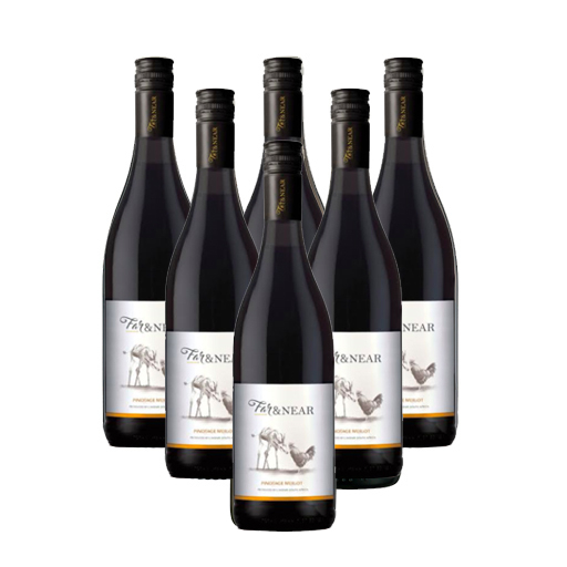 L'Avenir Far & Near Pinotage Merlot 2017 (R58.16 per Bottle,6 Bottles)