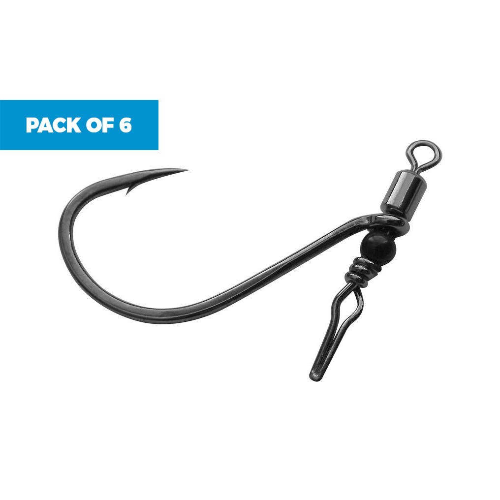 Pack of 6 G-Finesse Swivel/Drop Shot Hook 