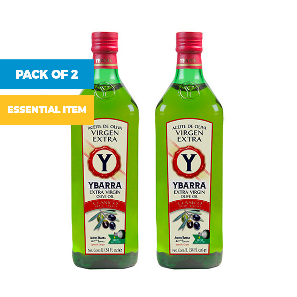 Pack of 2 x 1L Spanish Origin Extra Virgin Olive Oil 