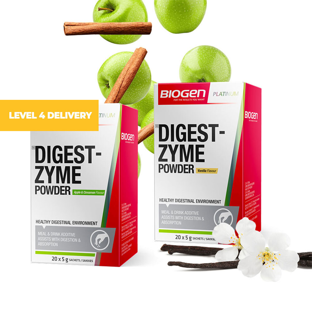 Pack of 60, 5g Digest-Zyme Powder Meal & Drink Additive Sachets (Multiple Flavours Available)
