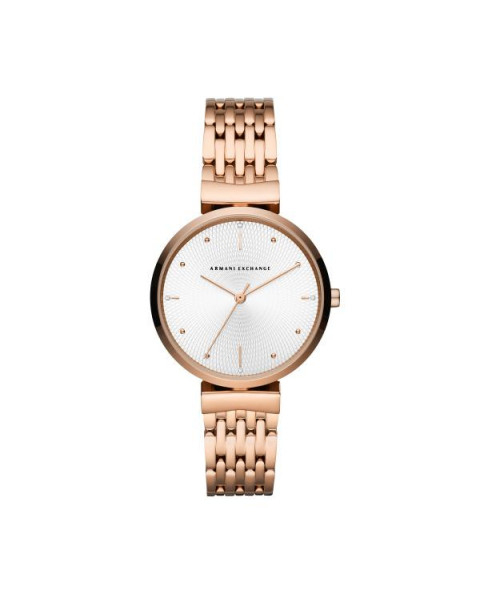 Women's Zoe Rose Gold Round Stainless Steel Watch