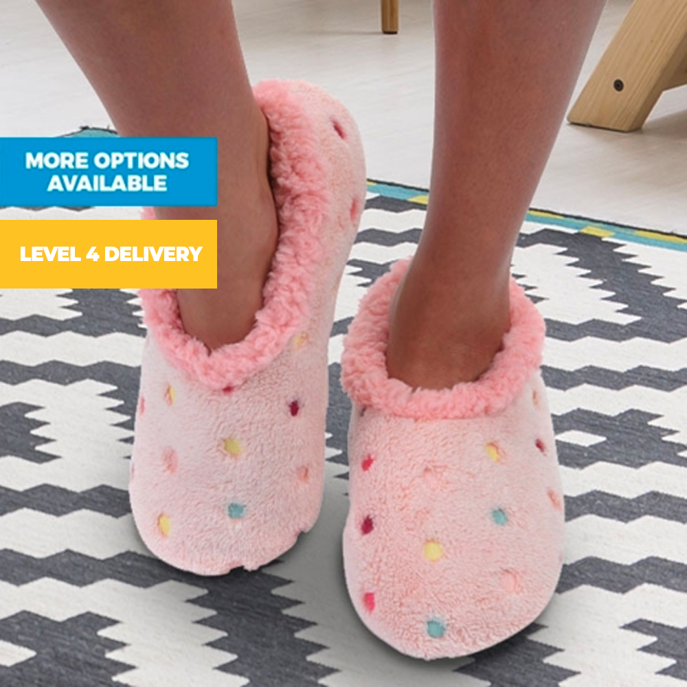 Ladies Lotsa Dots Cozy Slippers