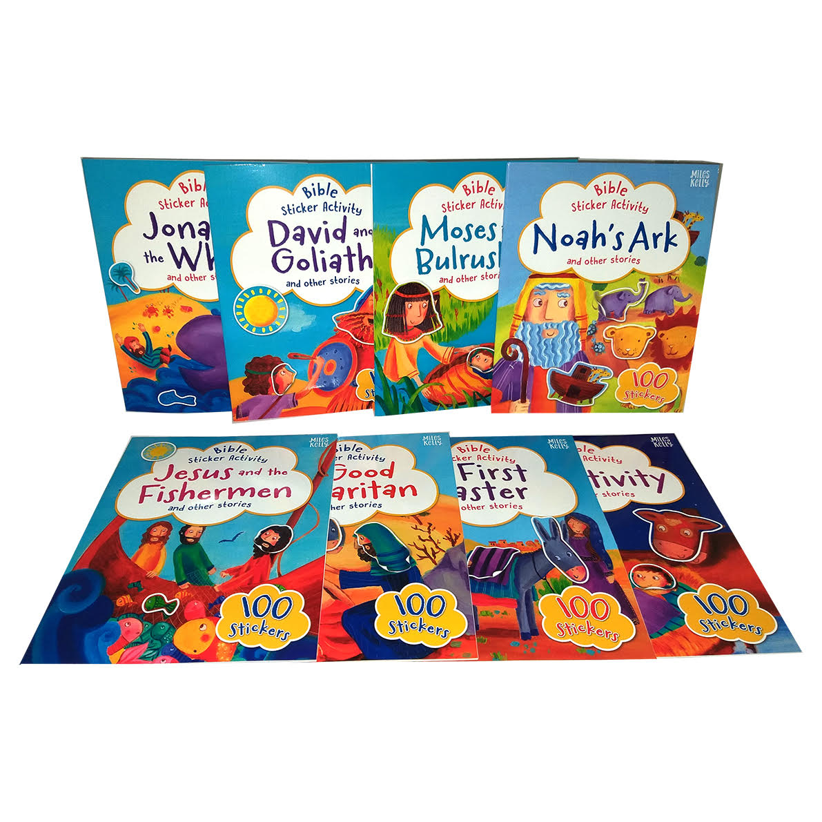 My Bible Sticker Activity Softcover Books and 800 Sticker Set (8 Books)