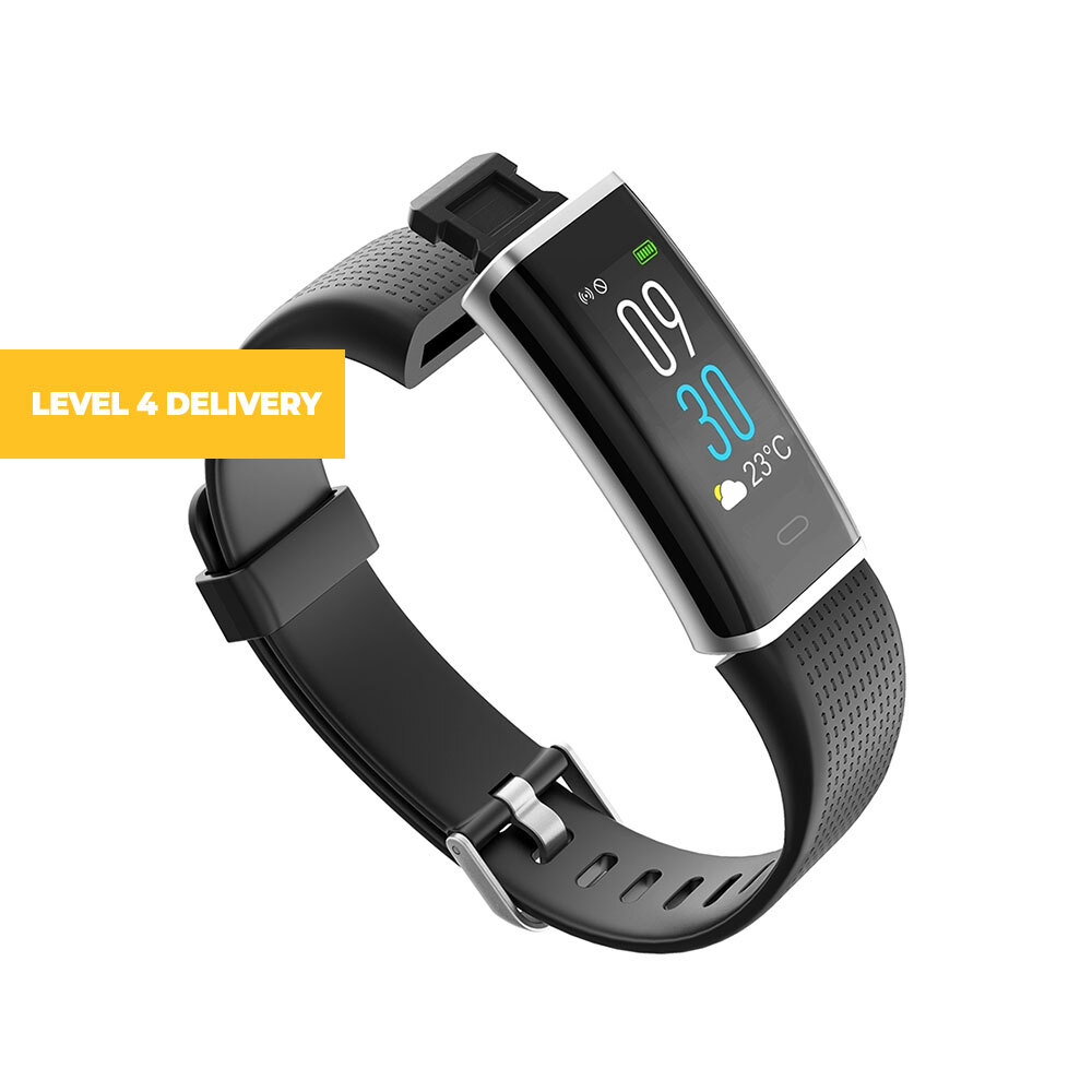 Black Veryfit ID130 Fitness Tracker With Heart Rate Monitor