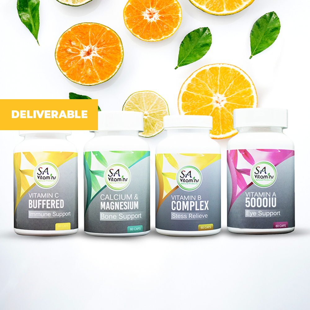 Immune Booster Pack, Vitamin A, B, C & Calcium (Locally Produced)