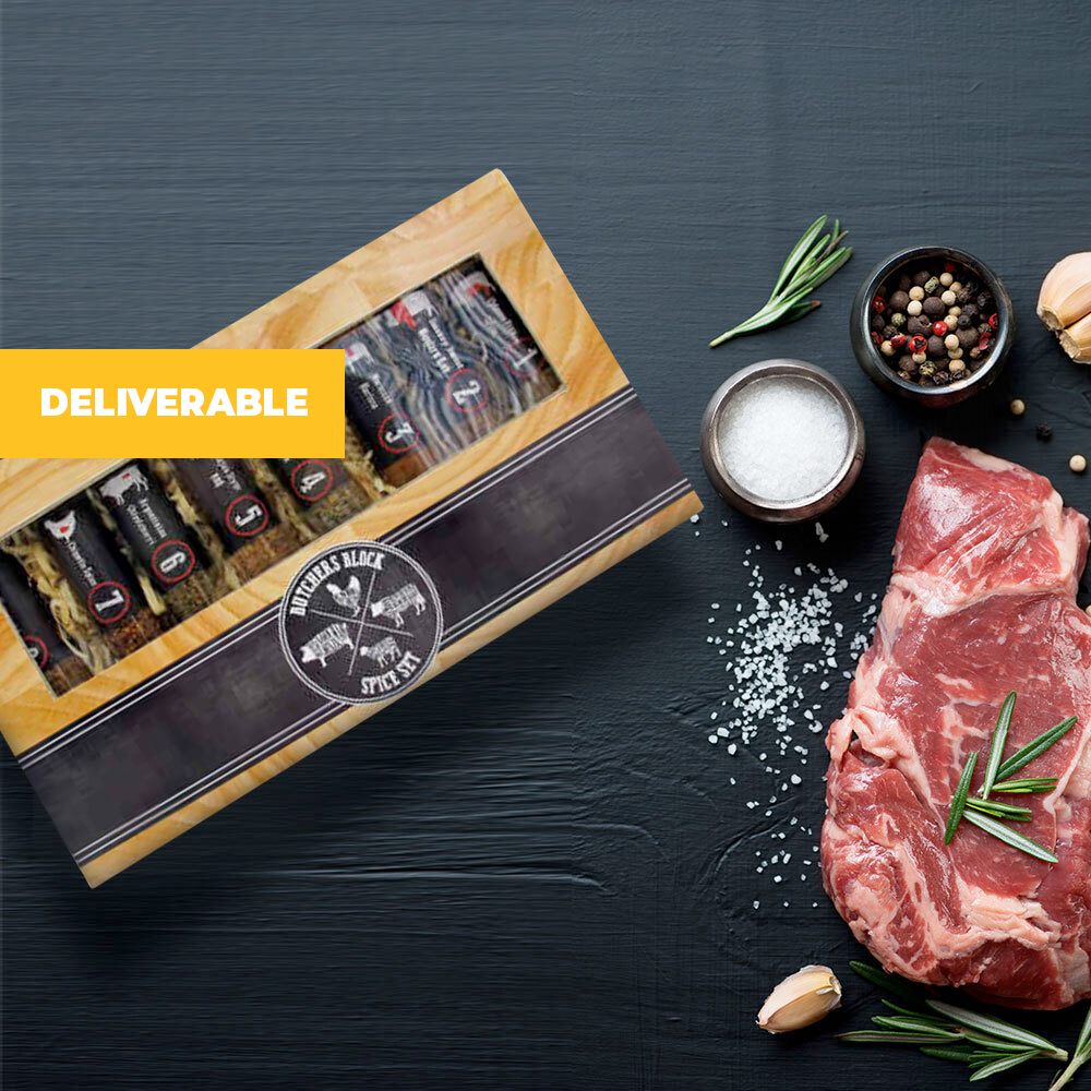 Butchers Block Spice Set (Collection of 8 Spices)