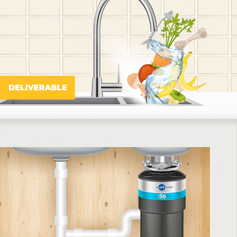 Model 56 Food Garbage Disposer (Installation Required)