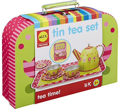 16-Piece Tin Tea Set