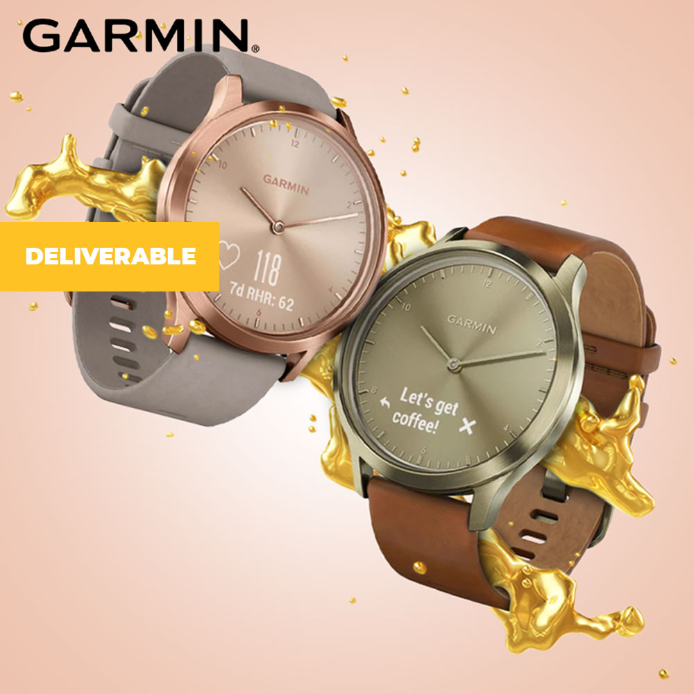 Vivomove HR Premium Fitness Hybrid Smart Watch