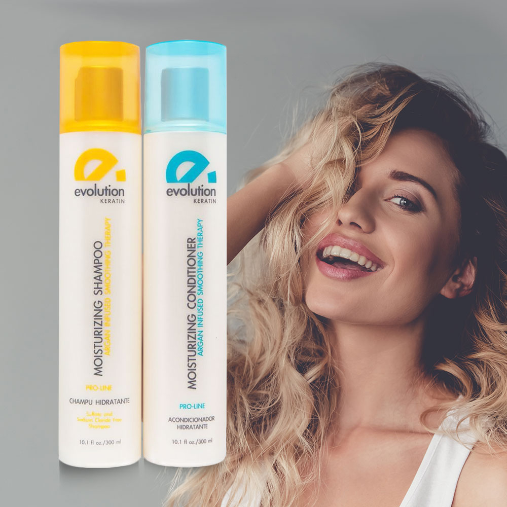 Set of 2 Argan Infused Smoothing Therapy Moisturising Shampoo and Conditioner