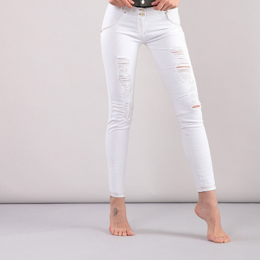 WR.UP® Regular-Rise Ripped Skinny-Fit Trousers