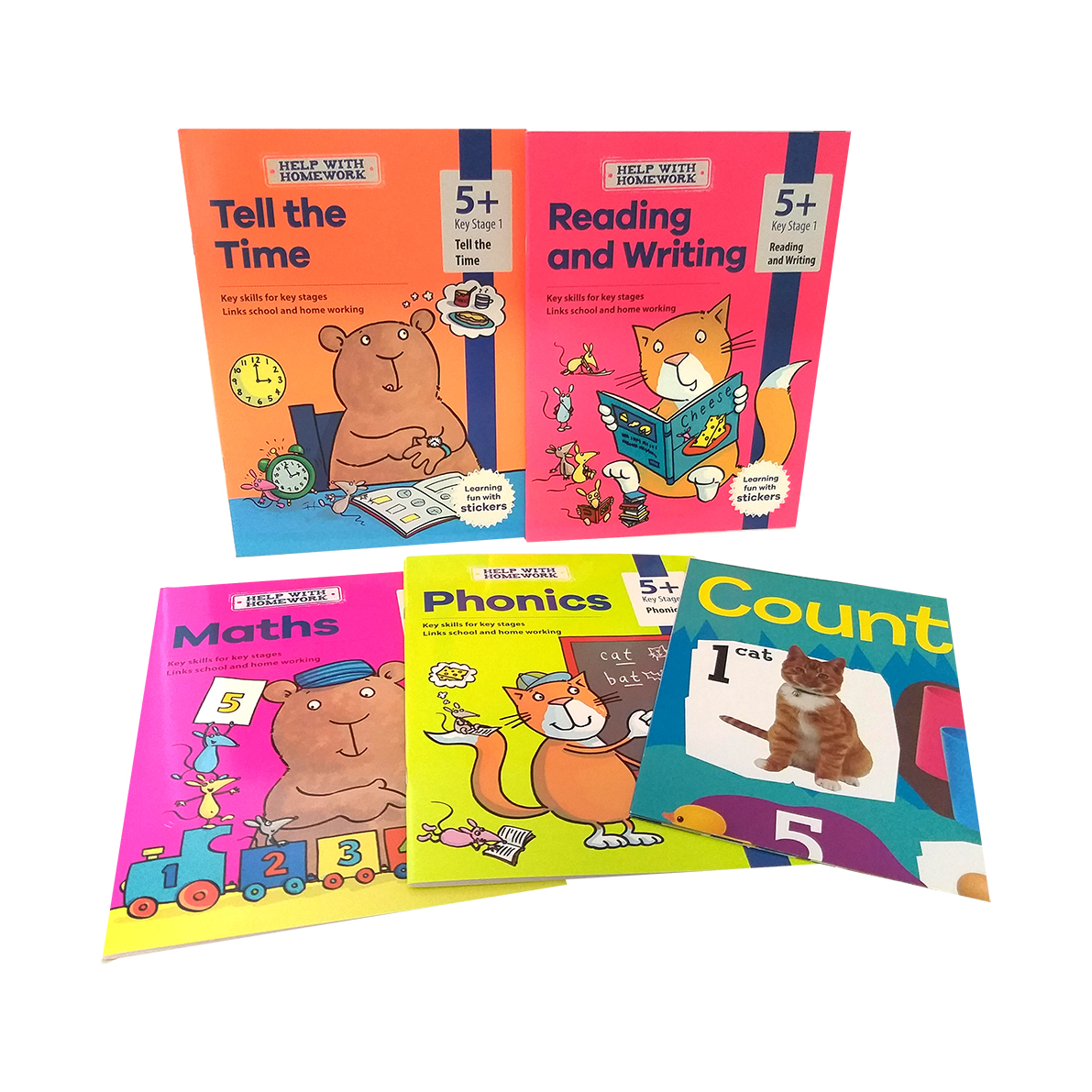 Children's Educational Workbook Packs Ages 3-9 (4 Books)