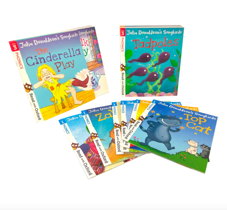 Oxford Reading Tree Songbirds Phonics Collection Stages 1 - 4 (36 Books)