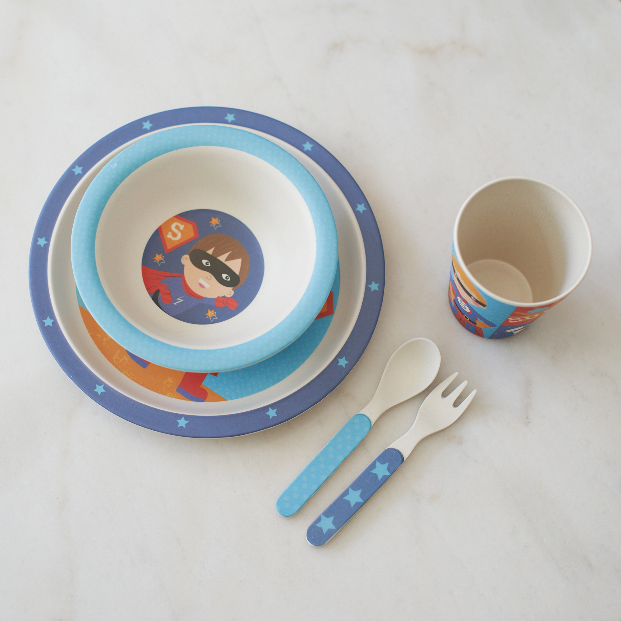 5-Piece Bamboo Dining Set