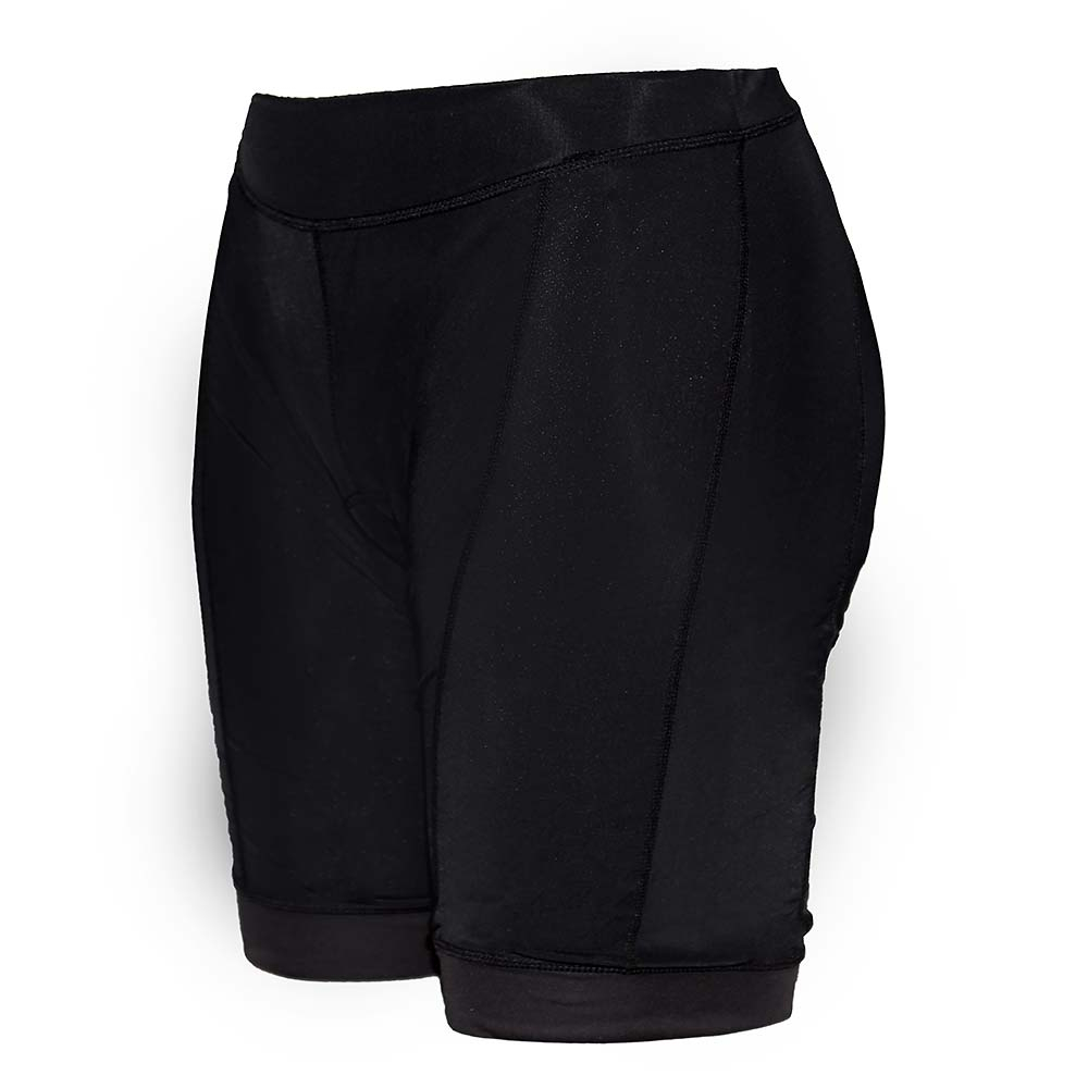 Ladies Black Snowy Cycling Shorts