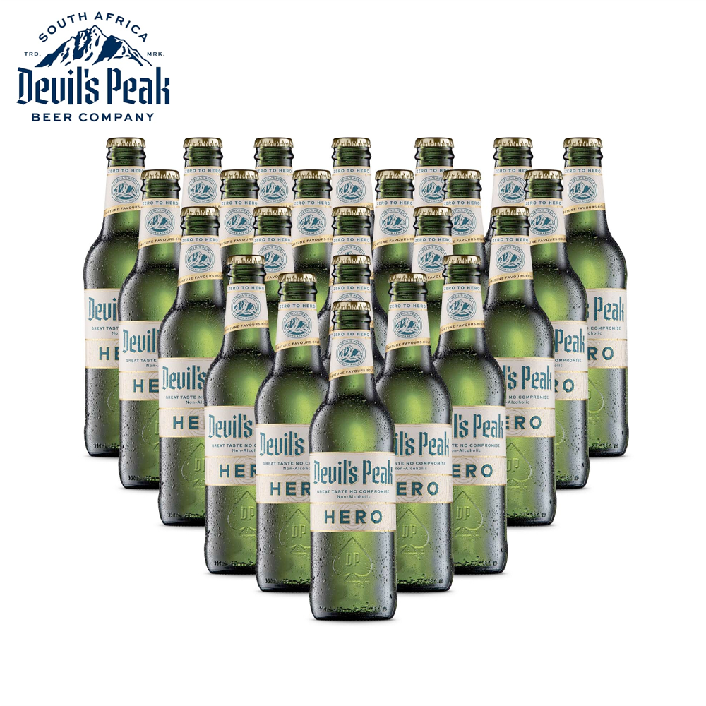 Premium Hero Non-Alcoholic Beer (R10.79 Per Bottle, 24 Bottles)