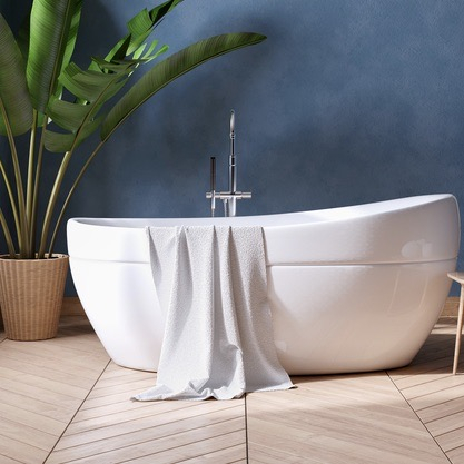 Set of 2 100% Combed Cotton 650gsm Bath Sheets