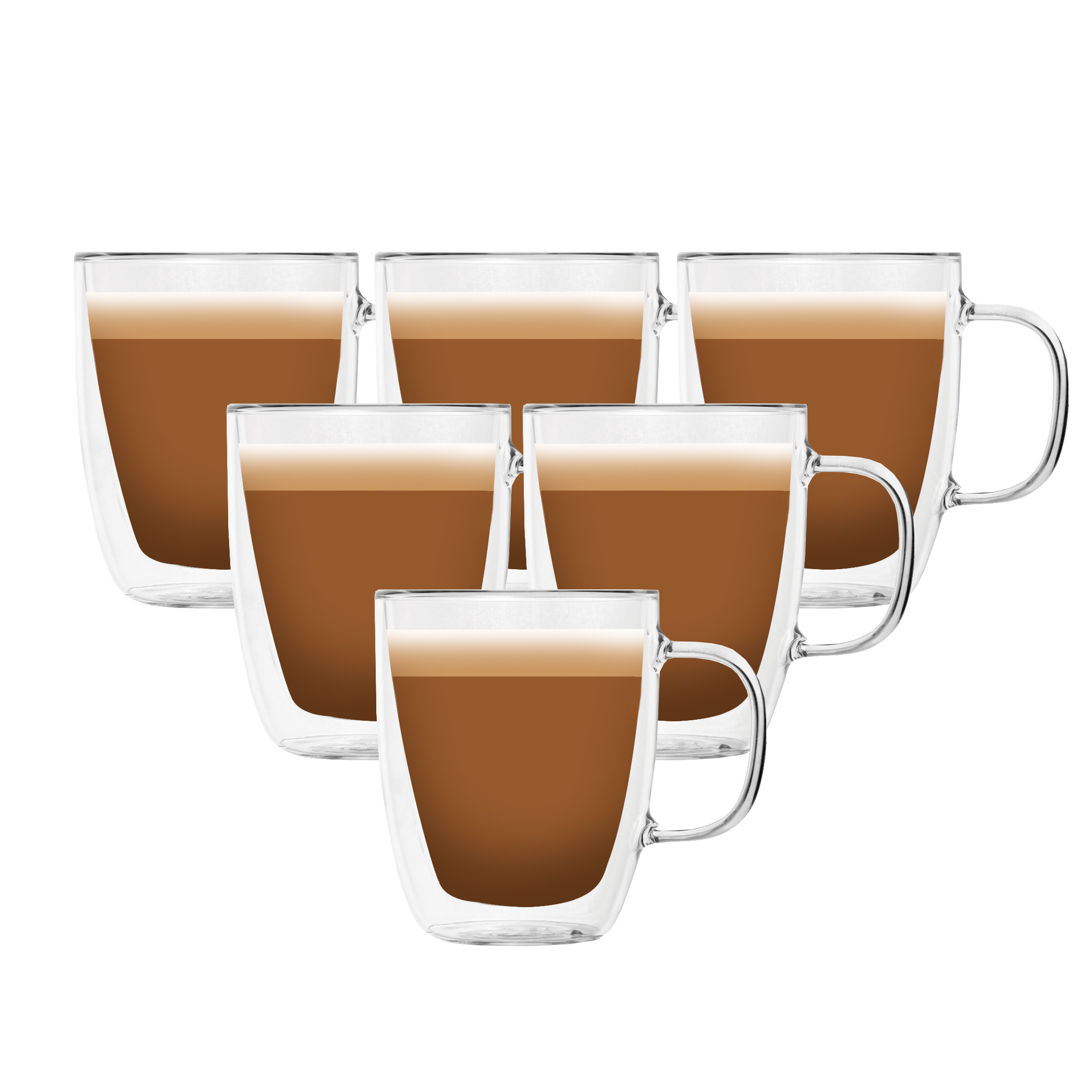 350ml Double Walled Mugs with Handles